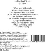 Scaredy Cat - Quilt Pattern