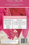 XOXO Pillow - Quilt Pattern