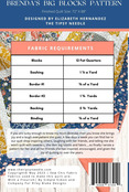 Brenda's Big Blocks - Quilt Pattern