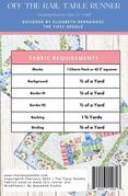 Off The Rail Table Runner - Sewing Pattern