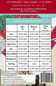 Starburst Christmas Tree Skirt - Quilt Pattern