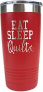 Tumbler Red Eat Sleep Quilt
