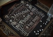 Medicine & Poison - Halloween  Cross Stitch Pattern, different perspective #1. Select this picture to zoom in
