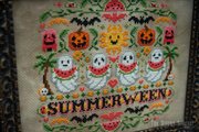Summerween - Halloween Cross Stitch Pattern, different perspective #3. Select this picture to zoom in