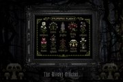 Poisonous Plants - Halloween Cross Stitch Pattern, different perspective #1. Select this picture to zoom in