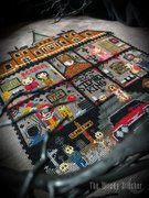 Stephen King House - Halloween Cross Stitch Pattern, different perspective #2. Select this picture to zoom in