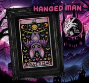 The Hanged Man - Halloween  Cross Stitch Pattern, different perspective #1. Select this picture to zoom in