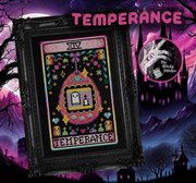 Temperance - Halloween Cross Stitch Pattern, different perspective #1. Select this picture to zoom in