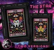The Star - Halloween Cross Stitch Pattern, different perspective #1. Select this picture to zoom in