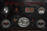 12 Days Of Creepmas Set - Halloween Cross Stitch Pattern, different perspective #1. Select this picture to zoom in