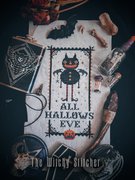 All Hallows Bat - Halloween Cross Stitch Pattern, different perspective #1. Select this picture to zoom in