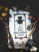 All Hallows Bat - Halloween Cross Stitch Pattern, different perspective #3. Select this picture to zoom in