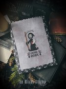 Dead Inside - Halloween Cross Stitch Pattern, different perspective #4. Select this picture to zoom in