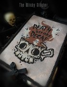 Death Before Decaf - Halloween Cross Stitch Pattern, different perspective #3. Select this picture to zoom in