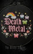 Death Metal - Halloween Cross Stitch Pattern, different perspective #3. Select this picture to zoom in