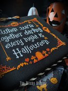 Every Night Is Halloween - PDF Cross Stitch Pattern, different perspective #1. Select this picture to zoom in