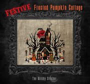 Festive Frosted Pumpkin Cottage - Christmas Pattern, different perspective #1. Select this picture to zoom in