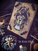Ghost Stories - Halloween Cross Stitch Pattern, different perspective #2. Select this picture to zoom in