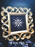 Gothic Snowflake Set - Halloween PDF Cross Stitch Pattern, different perspective #1. Select this picture to zoom in