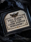 Have The Lambs - Halloween Cross Stitch Pattern, different perspective #2. Select this picture to zoom in