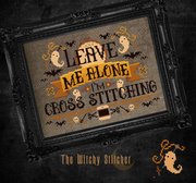 Leave Me Alone... - Halloween Cross Stitch Pattern, different perspective #1. Select this picture to zoom in