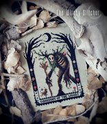 Leshy - Halloween Cross Stitch Pattern, different perspective #2. Select this picture to zoom in