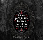 I'm So Goth - Halloween Cross Stitch Pattern, different perspective #1. Select this picture to zoom in