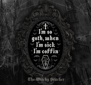 I'm So Goth - Halloween Cross Stitch Pattern, different perspective #2. Select this picture to zoom in