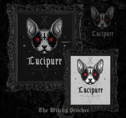 Lucipurr- Cross Stitch Pattern, different perspective #2. Select this picture to zoom in