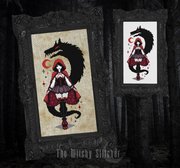 Grim Fairy Tales Red Riding Hood - Cross Stitch Pattern, different perspective #2. Select this picture to zoom in