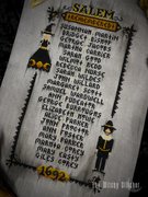 Salem Remembered - Halloween PDF Cross Stitch Pattern, different perspective #2. Select this picture to zoom in