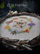 Sabbats: Wheel Of The Year - Cross Stitch Pattern, different perspective #2. Select this picture to zoom in