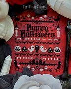 Spooky Halloween Sampler - Cross Stitch Pattern, different perspective #2. Select this picture to zoom in