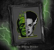 Made For Each Other - Halloween Cross Stitch Pattern, different perspective #1. Select this picture to zoom in