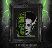 Made For Each Other - Halloween Cross Stitch Pattern, different perspective #2. Select this picture to zoom in