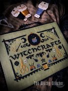 Witchcrafts - Halloween Cross Stitch Pattern, different perspective #1. Select this picture to zoom in
