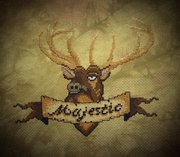 Majestic Albert - Free PDF Cross Stitch Pattern, different perspective #1. Select this picture to zoom in