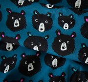 Teddy And The Bears Light Berry - Quilt Fabric