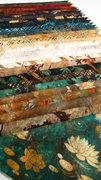 Tranquil Patina Branch Golden - Quilt Fabric