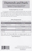 Diamonds And Pearls - Quilt Pattern