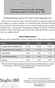 Filagree - Quilt Pattern