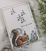 Woodland Walk - Sammy Squirrel - Clear Stamp Set