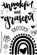 Thankful - Clear Stamp