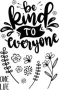 Be Kind - Clear Stamp