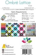 Ombre Lattice - Quilt Pattern, different perspective #1. Select this picture to zoom in