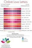 Ombre Love Letters - Quilt Pattern