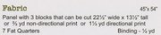 Snap Shot - Quilt Pattern, different perspective #1. Select this picture to zoom in
