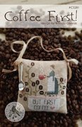 Floss Pack for "Coffee First", different perspective #1. Select this picture to zoom in