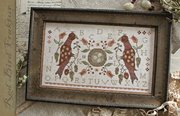 Floss Pack for "Red Bird Fraktur", different perspective #1. Select this picture to zoom in