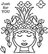 Lady Planter - Clear Stamp Set